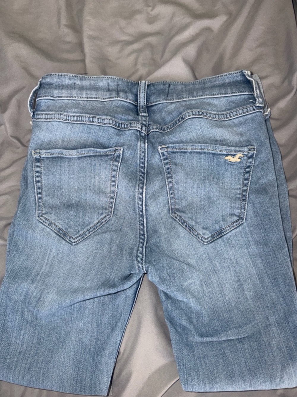 Hollister Light Blue Crop Denim Jeggings
